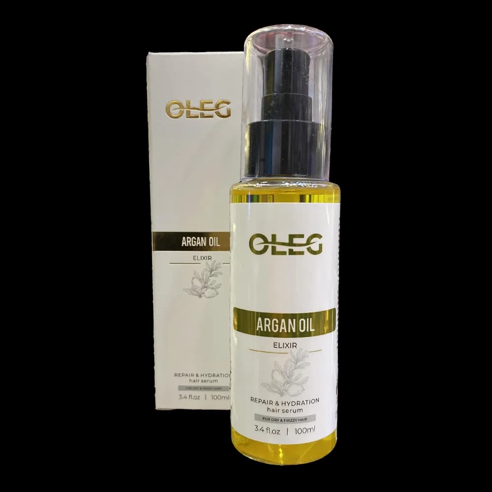 روغن آرگان اولگ OLEG مدل ELIXIR حجم 100 میل | احیا کننده و درخشان کننده مو