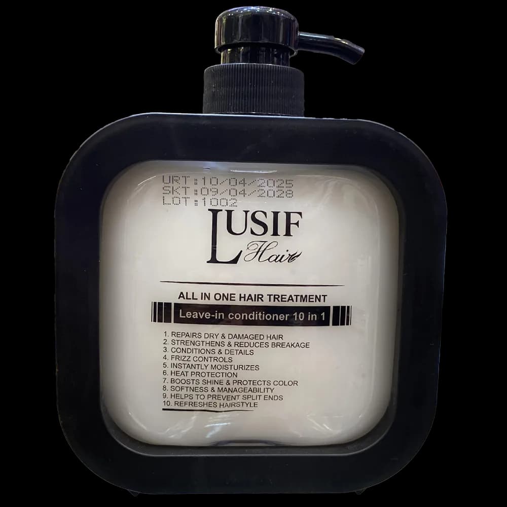 ماسک مو لوسیف Lusif Hair 10 in 1 بدون آبکشی حجم 500 میل | تقویت‌کننده و ترمیم‌کننده چندکاره مو