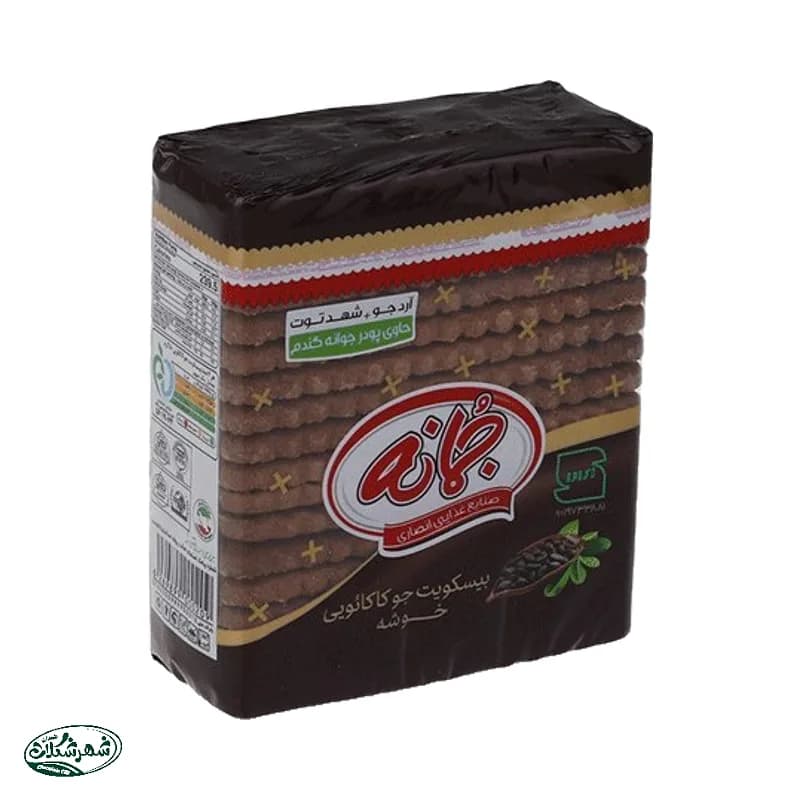 بیسکوئیت خوشه کاکائو جمانه