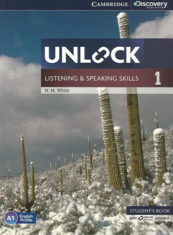 کتاب Unlock 1 Listening & Speaking Skills SB (مهارت‌های شنیداری و گفتاری آنلاک ۱ – کتاب دانش‌آموز) نسخه انگلیسی PDF