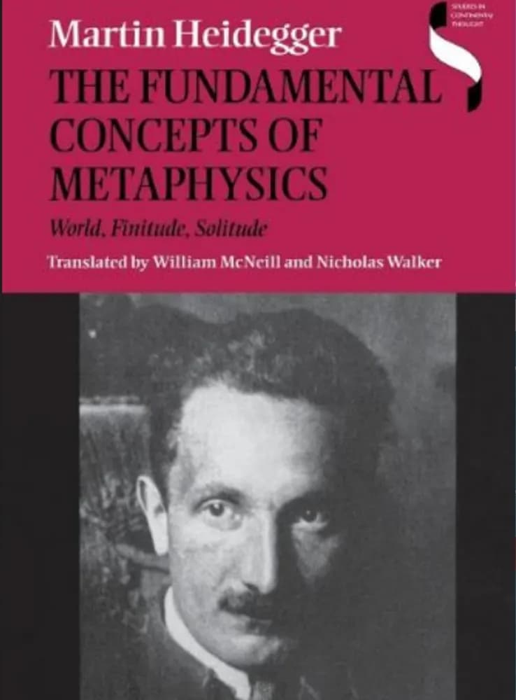 کتاب Fundamental Concepts of Metaphysics نسخه انگلیسی PDF | مارتین هایدگر
