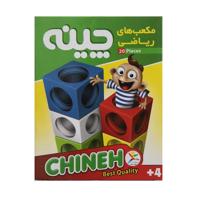 بازی فکری مکعب های چینه 20 تایی آوای باران
