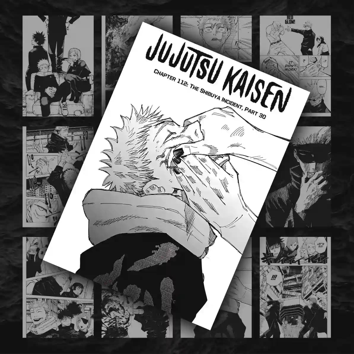پک 12 عددی مانگا دیواری جوجوتسو کایزن (1) | Jujutso Kaisen