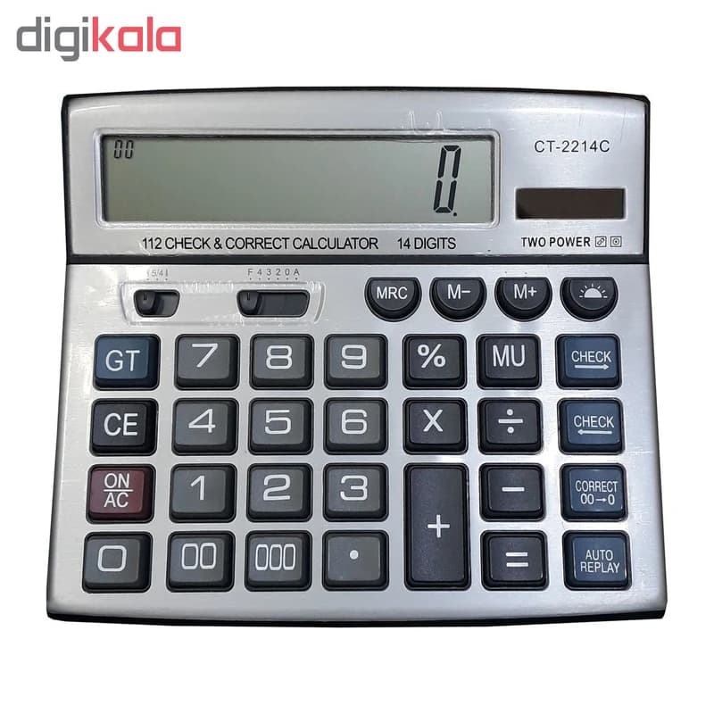 ماشین حساب مدل CT-2214C کد 8 — تصویر ۳