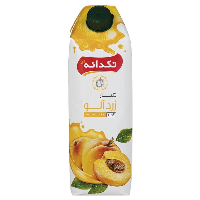 آبمیوه نکتار زرد آلو تکدانه – ۱ لیتری
