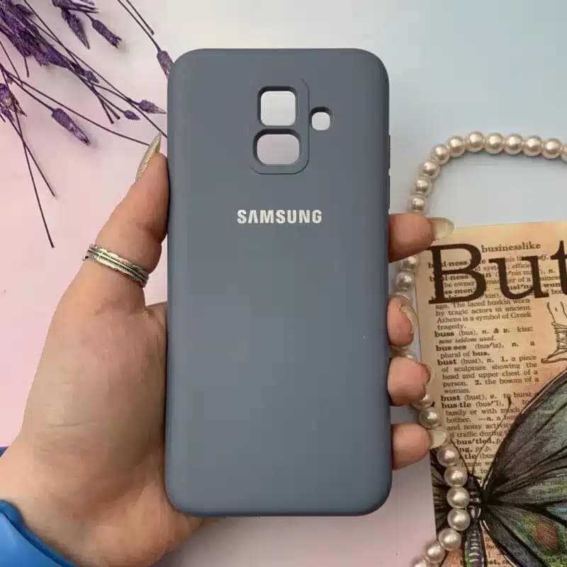 کاور شارک قاب مدل سیلیکونی مناسب برای گوشی موبایل سامسونگ Galaxy A6