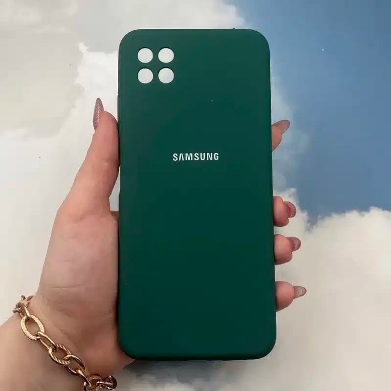 کاور شارک قاب مدل سیلیکونی مناسب برای گوشی موبایل سامسونگ Galaxy A22 5G