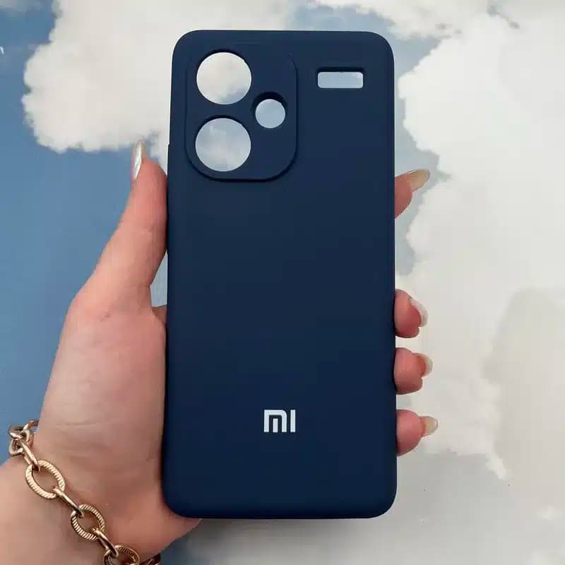 کاور شارک قاب مدل سیلیکونی پاک کنی مناسب برای گوشی موبایل شیائومی Redmi Note 13 Pro Plus