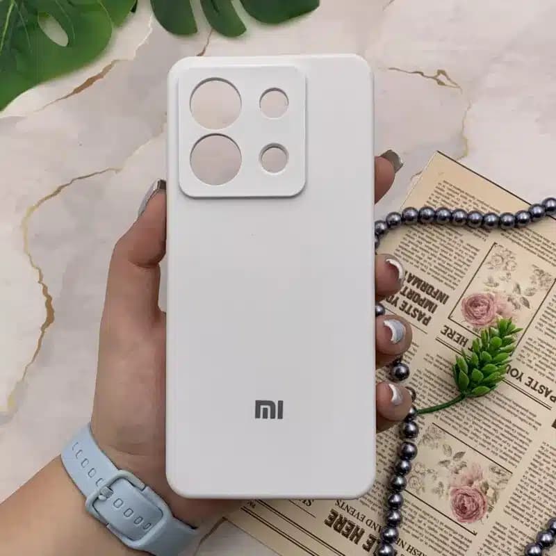 کاور شارک قاب مدل سیلیکونی پاک کنی مناسب برای گوشی موبایل شیائومی Redmi Note 13 Pro 5G
