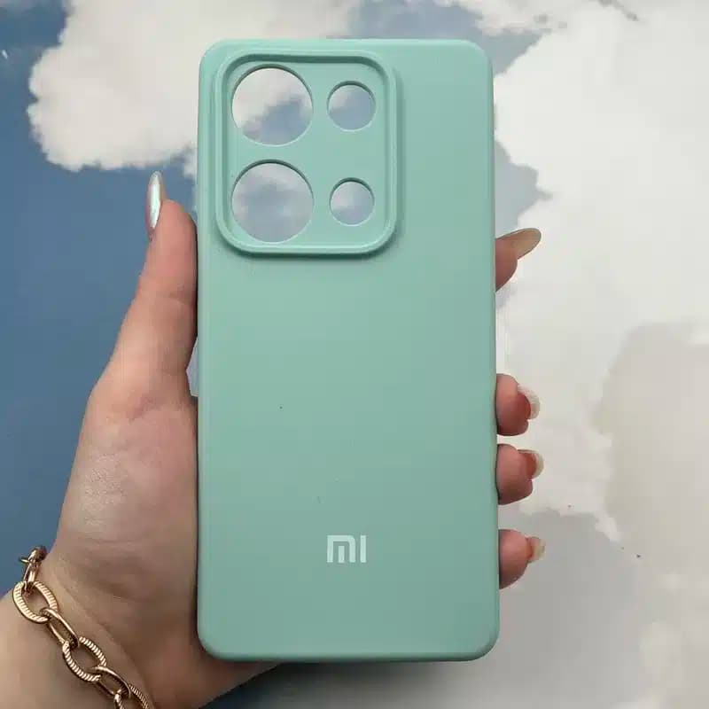 کاور شارک قاب مدل سیلیکونی پاک کنی مناسب برای گوشی موبایل شیائومی Redmi Note 13 Pro 4G