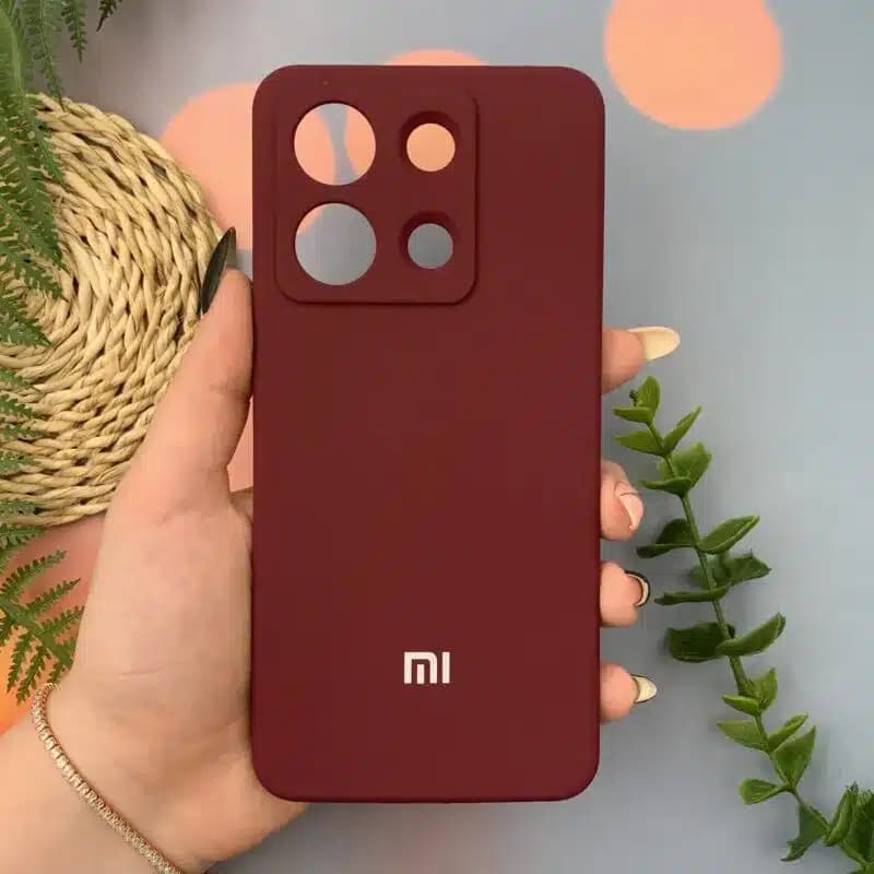 کاور شارک قاب مدل سیلیکونی پاک کنی مناسب برای گوشی موبایل شیائومی Redmi Note 13 4G