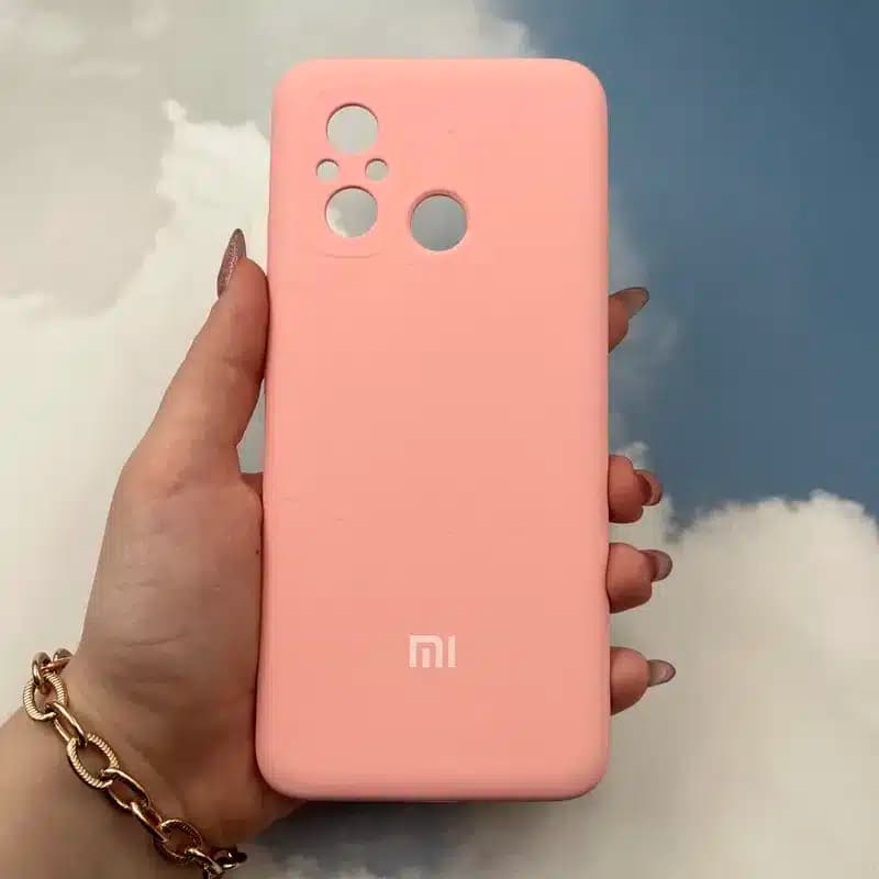 کاور شارک قاب مدل سیلیکونی پاک کنی مناسب برای گوشی موبایل شیائومی Redmi 12C / Poco C55 / Redmi 11A