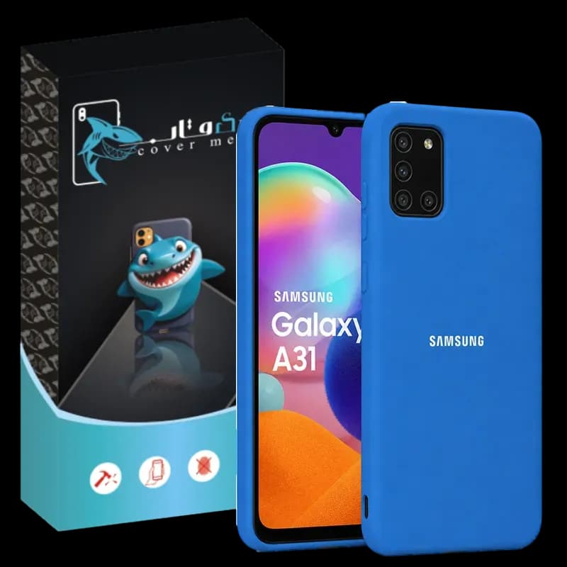 کاور شارک قاب مدل سیلیکونی پاک کنی مناسب برای گوشی موبایل سامسونگ Galaxy A31