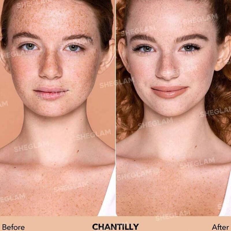 کرم پودر مات شیگلم SHEGLAM مدل COMPLEXION PRO رنگ Chantilly — تصویر ۲