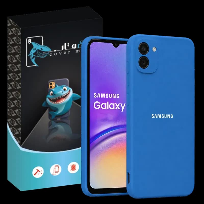 کاور شارک قاب مدل سیلیکونی پاک کنی مناسب برای گوشی موبایل سامسونگ Galaxy A03