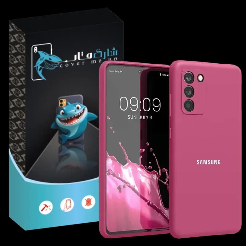 کاور شارک قاب مدل سیلیکونی پاک کنی مناسب برای گوشی موبایل سامسونگ Galaxy S21 FE