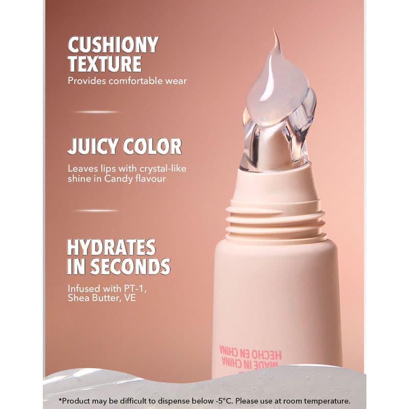 لیپ گلاس کریستالی مرطوب کننده شیگلم SHEGLAM مدل Crystal Glazed Moisturizing Lip Care رنگ Candy Lane — تصویر ۶