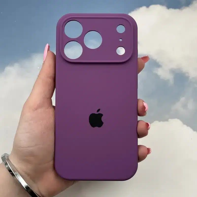 کاور شارک قاب مدل سیلیکونی پاک کنی مناسب برای گوشی موبایل اپل iPhone 17 Pro Max