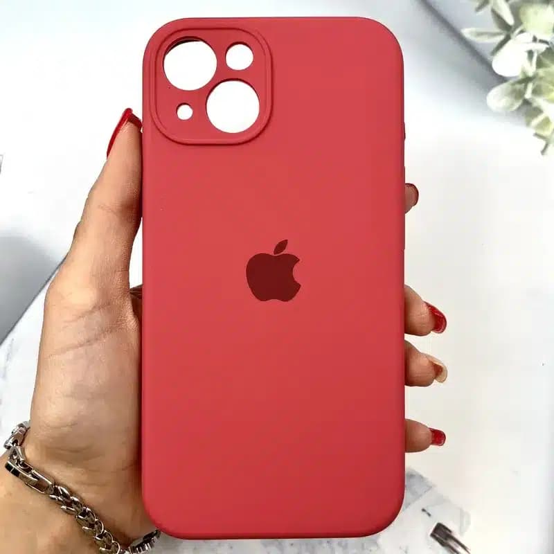 کاور شارک قاب مدل سیلیکونی پاک کنی مناسب برای گوشی موبایل اپل iPhone 15