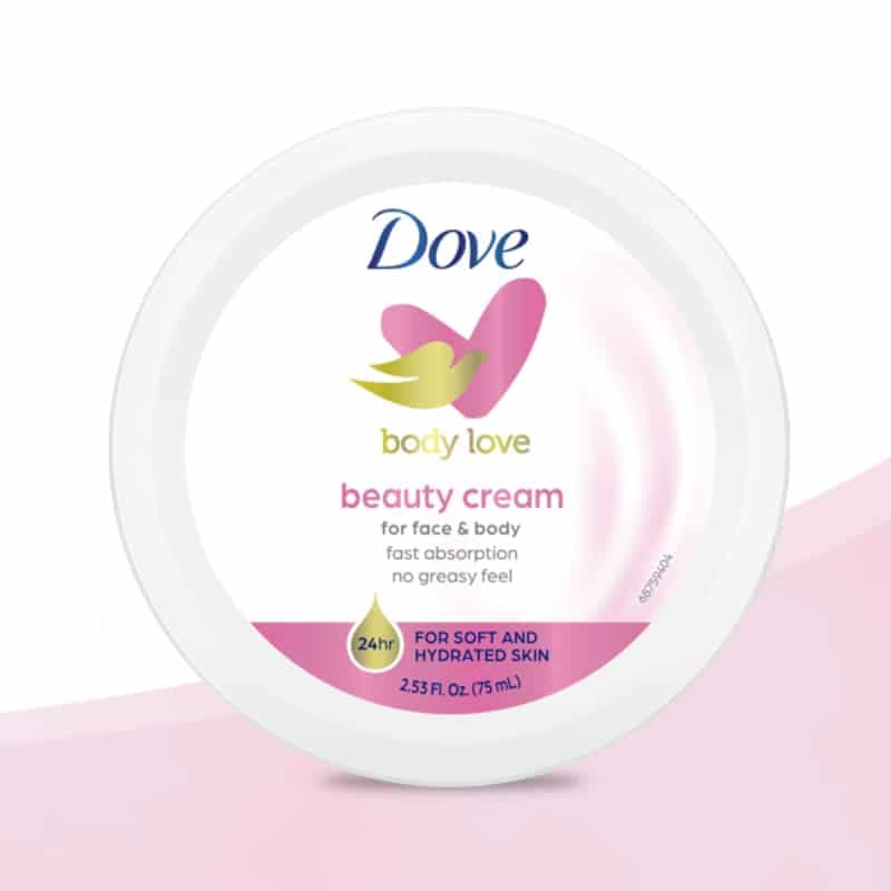 کرم مرطوب کننده صورت و بدن داو Dove مدل Body Love Beauty Cream(75 میل)