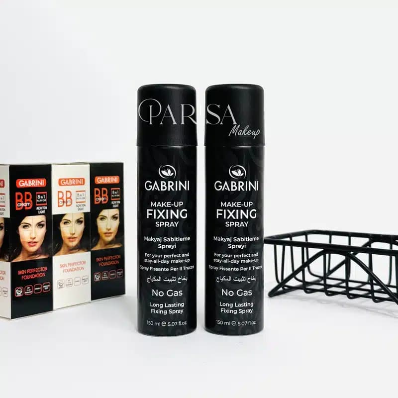اسپری فیکس کننده آرایش گابرینی مدل Make Up Fixing Spray No Gas