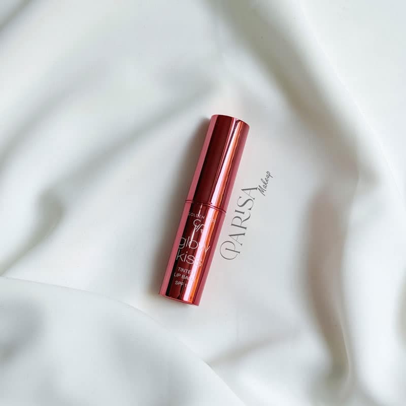 بالم لب رنگی SPF 15 گلدن رز مدل Glow Kiss رنگ Peach Shake 04 — تصویر ۴