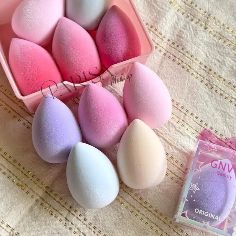 اسفنج آرایشی اشکی GNV Beauty مدل پرزدار