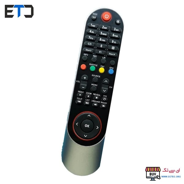 کنترل تلویزیون HARDSTONE هاردستون نقره ای 1066 — تصویر ۲