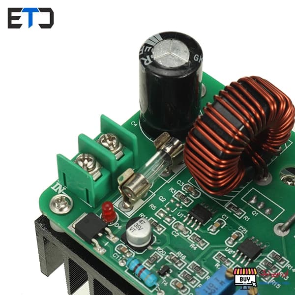 ماژول رگولاتور DC به DC افزاینده 600 وات با قابلیت تنظیم جریان خروجی — تصویر ۵
