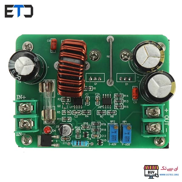 ماژول رگولاتور DC به DC افزاینده 600 وات با قابلیت تنظیم جریان خروجی — تصویر ۷