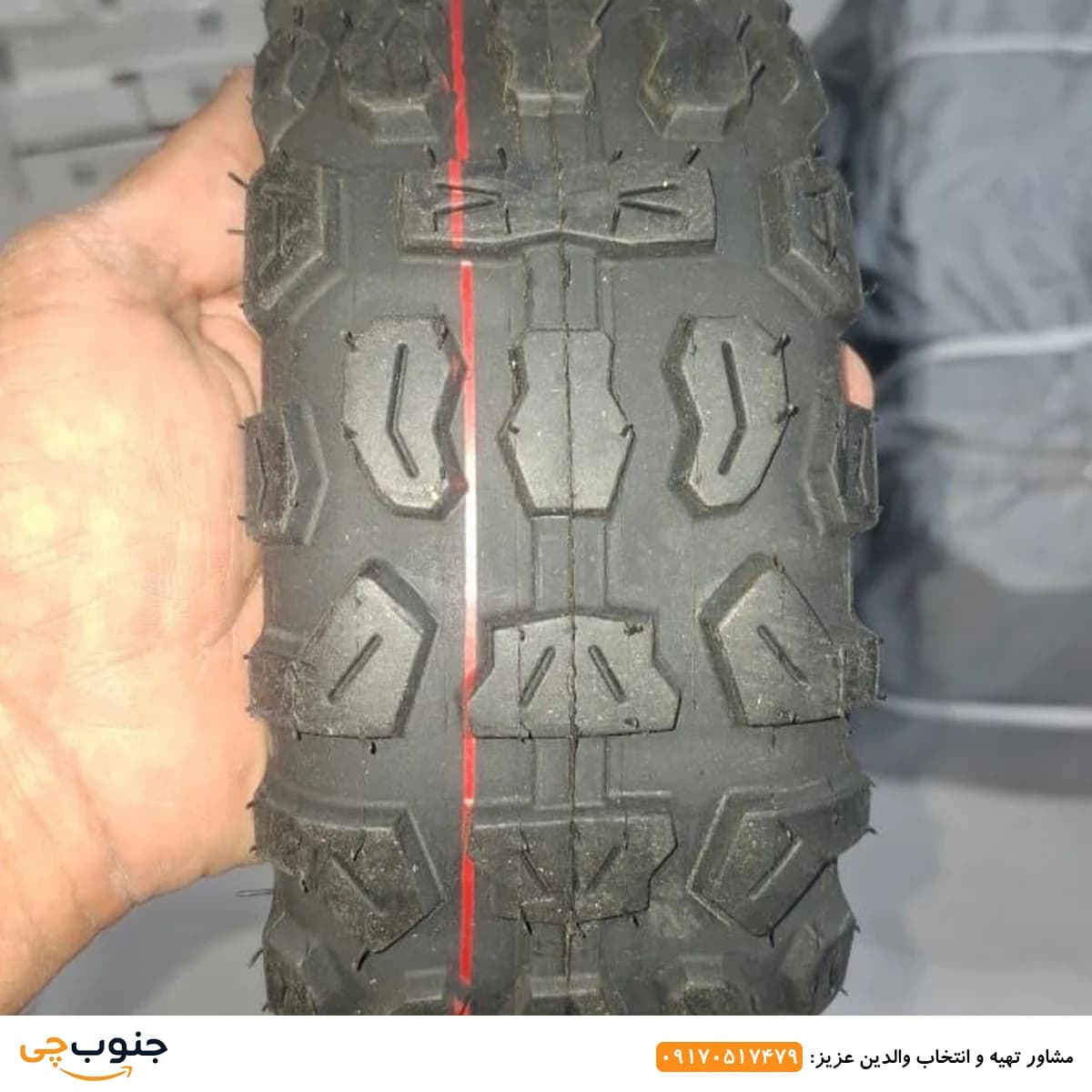 تایر اسکوتر برقی سایز 100/65-6.5 — تصویر ۲