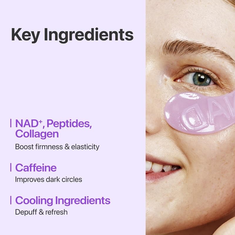 پک 5 عددی پچ زیر چشم ضد چروک و روشن کننده نامبوزین Numbuzin مدل No.9 NAD+ Collagen Under Eye Patches — تصویر ۶