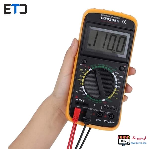 مولتی متر دیجیتال DT-9208A — تصویر ۷
