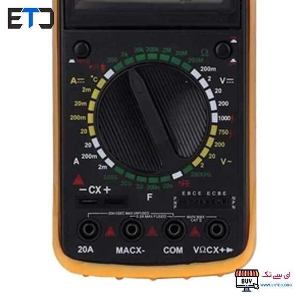 مولتی متر دیجیتال DT-9208A — تصویر ۵