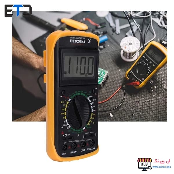 مولتی متر دیجیتال DT-9208A — تصویر ۲