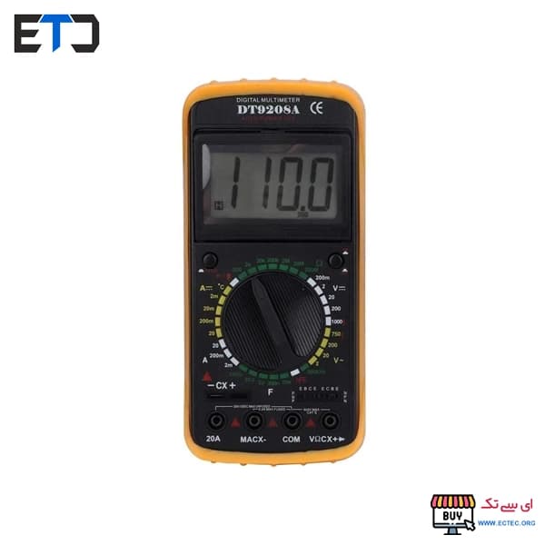 مولتی متر دیجیتال DT-9208A