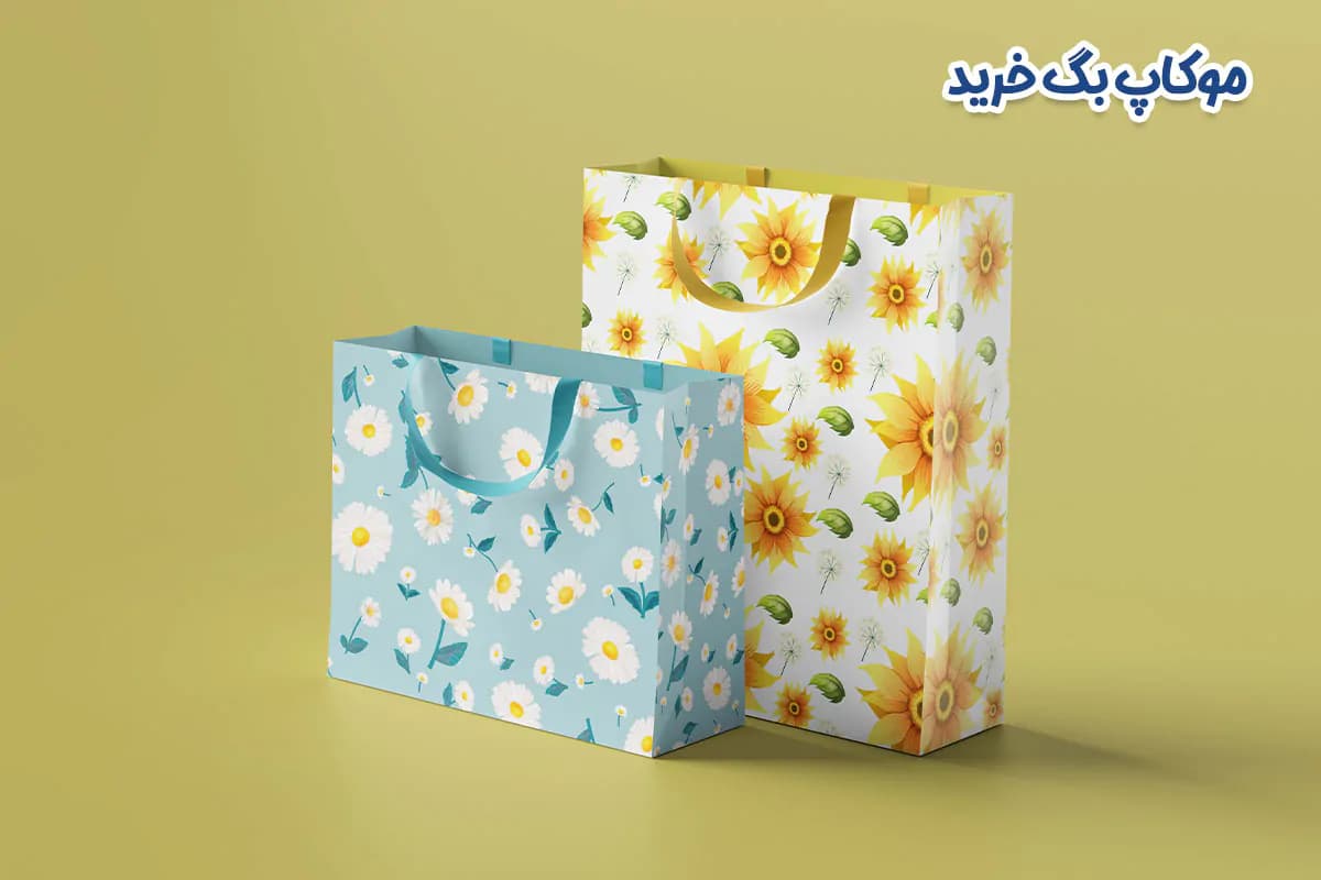 موکاپ بگ خرید کاغذی – 6 فایل