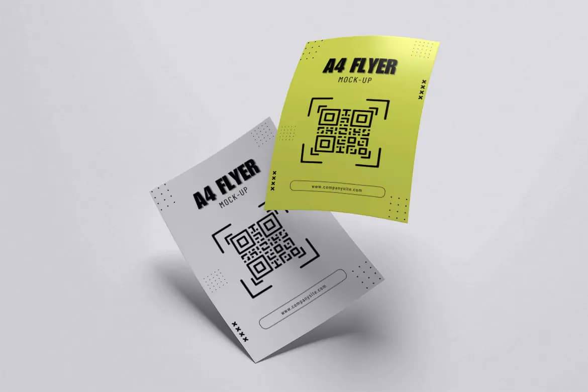 موکاپ تراکت A4 — تصویر ۴