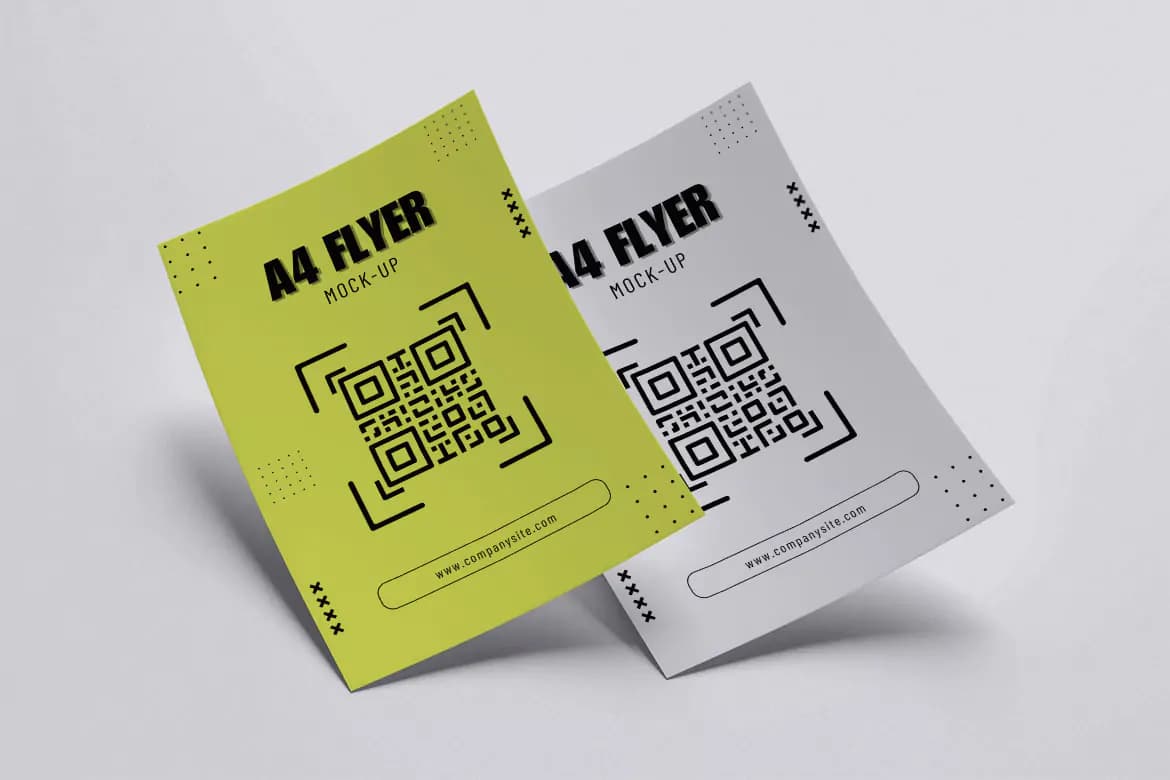موکاپ تراکت A4 — تصویر ۵