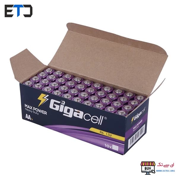 باتری قلمی شیرینگ 4 عددی گیگاسل Gigacell Max Power — تصویر ۲