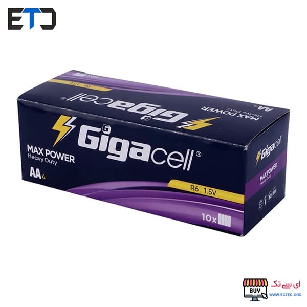 باتری قلمی شیرینگ 4 عددی گیگاسل Gigacell Max Power — تصویر ۴
