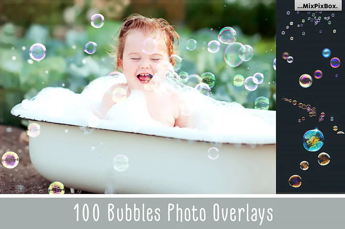 100 افکت حباب صابون