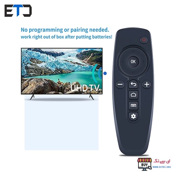 ریموت Air mouse ایر ماوس X8 با ژیروسکوپ 6 محوره و دانگل — تصویر ۶