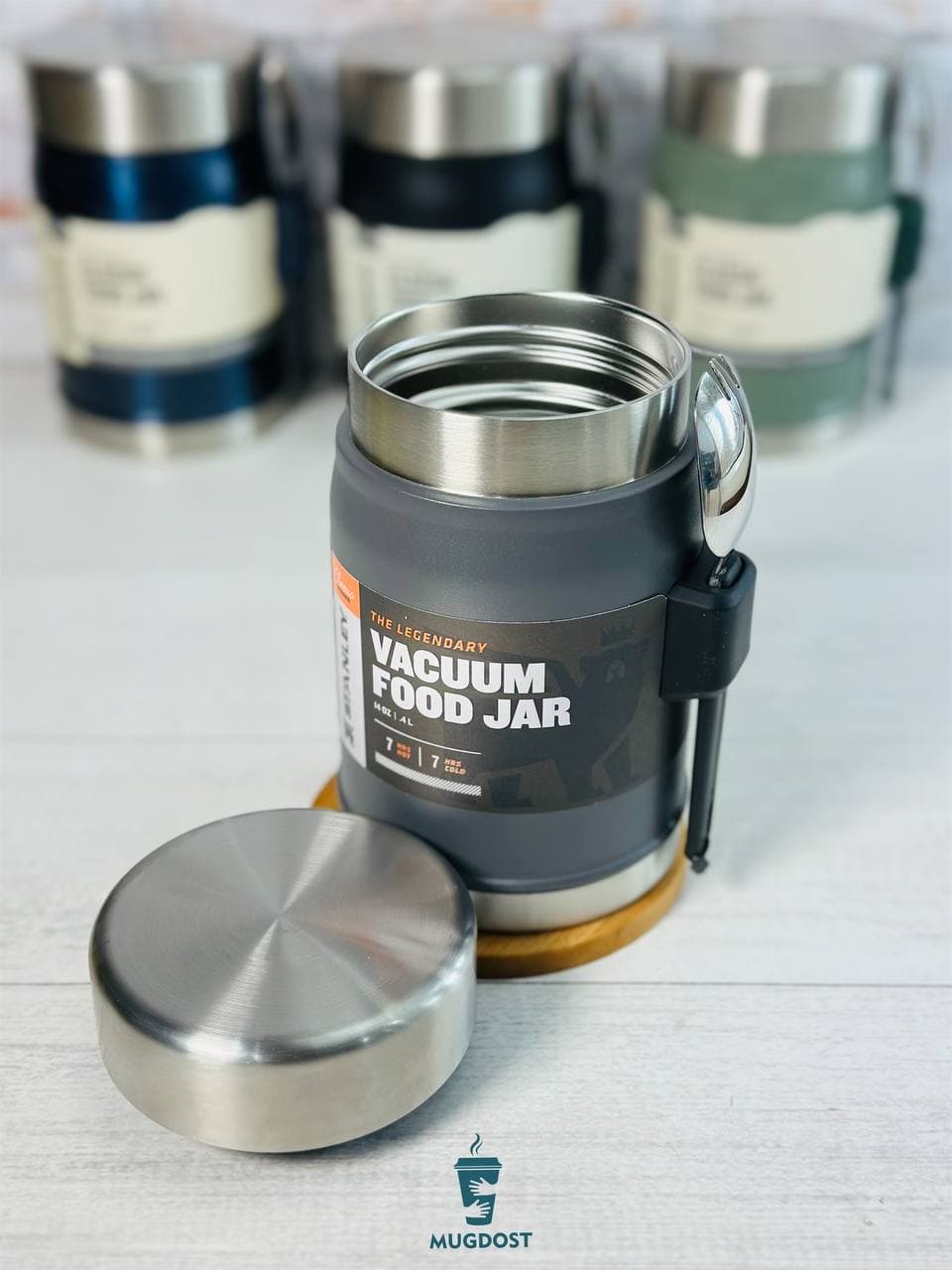 ظرف غذا استنلی The Legendary Food Jar + Spork .4L — تصویر ۷