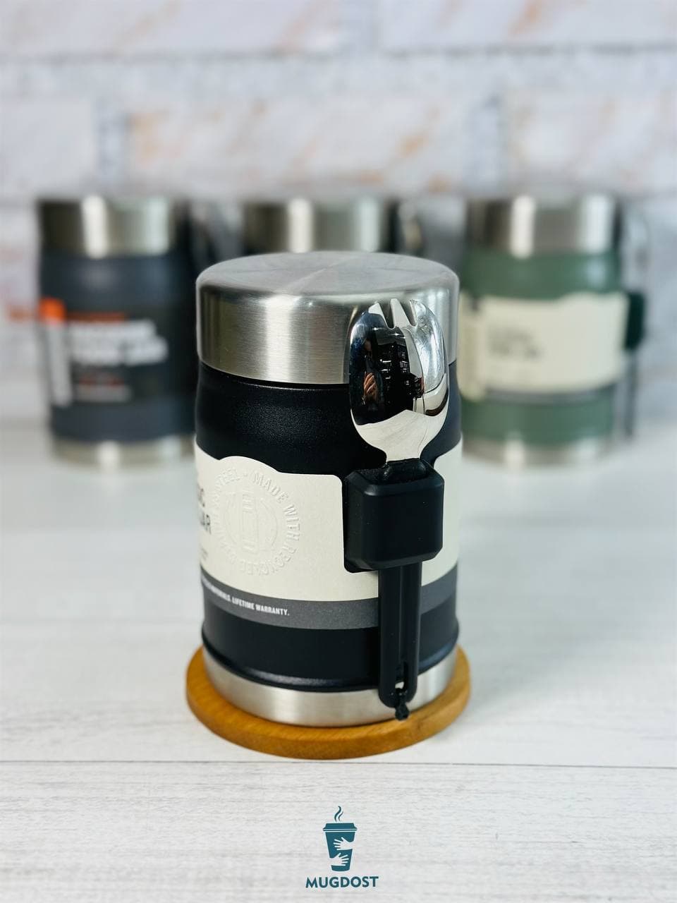 ظرف غذا استنلی The Legendary Food Jar + Spork .4L — تصویر ۶
