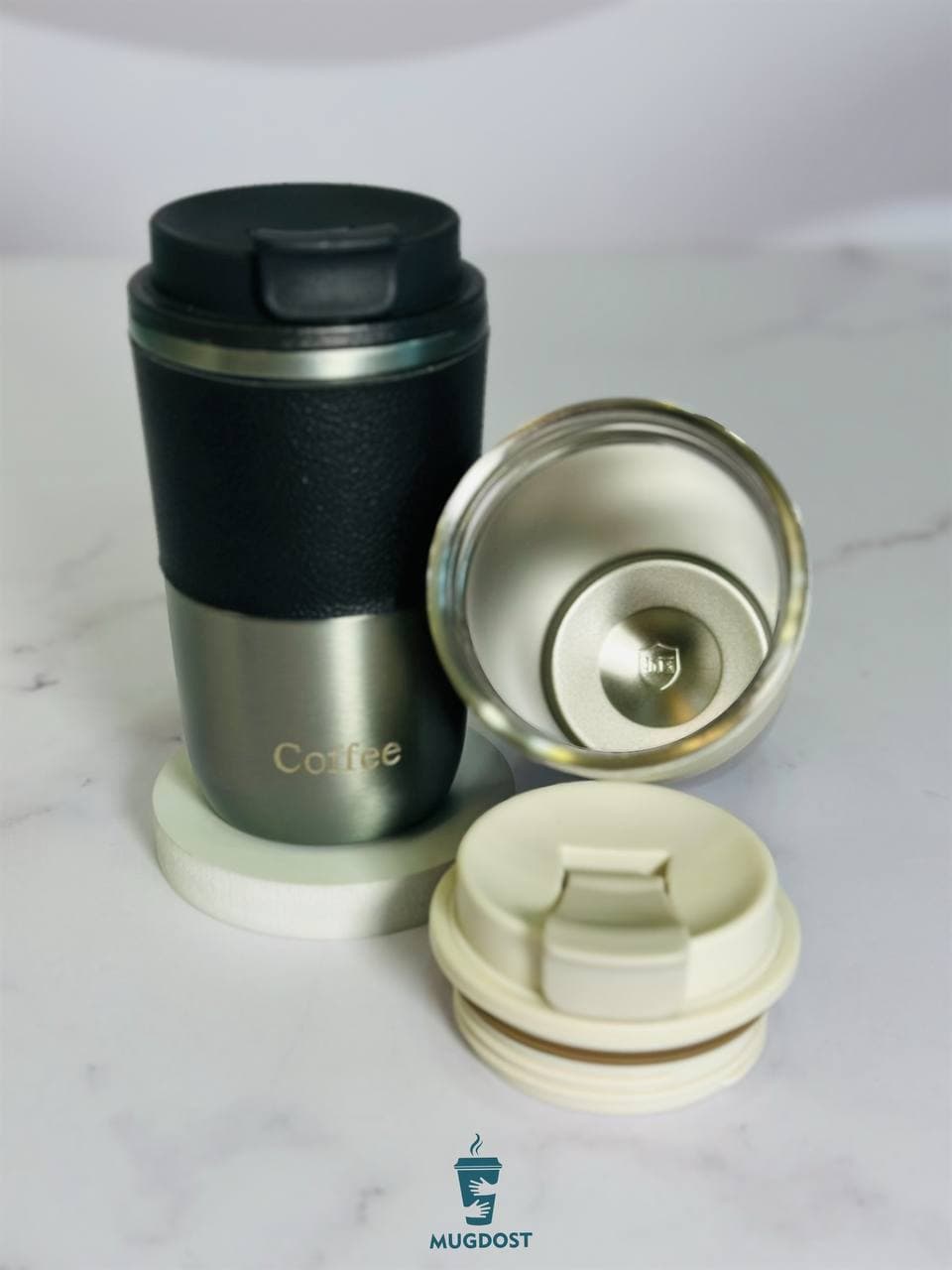 تراول ماگ چرم کافی — تصویر ۴