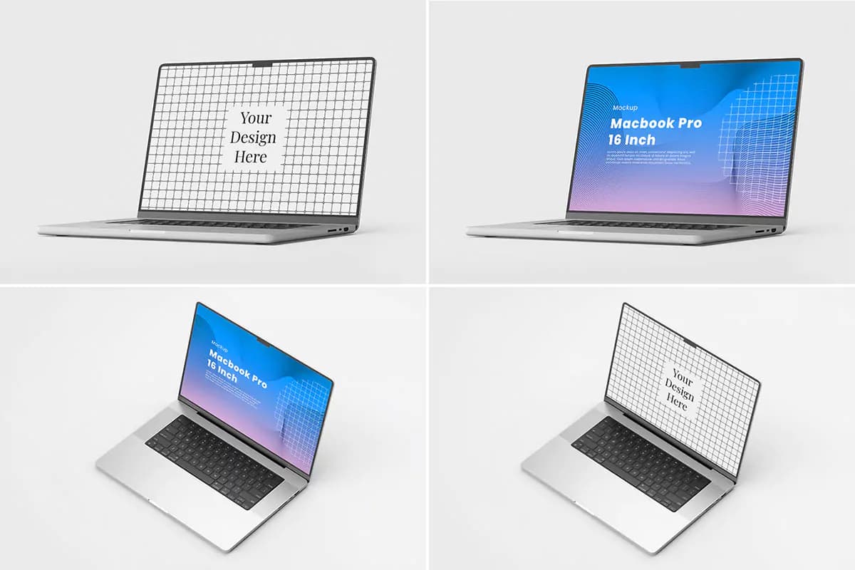 موکاپ Macbook Pro — تصویر ۳