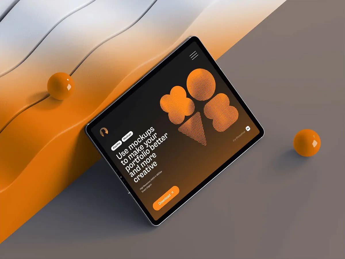 موکاپ iPad Pro – 9 فایل — تصویر ۷