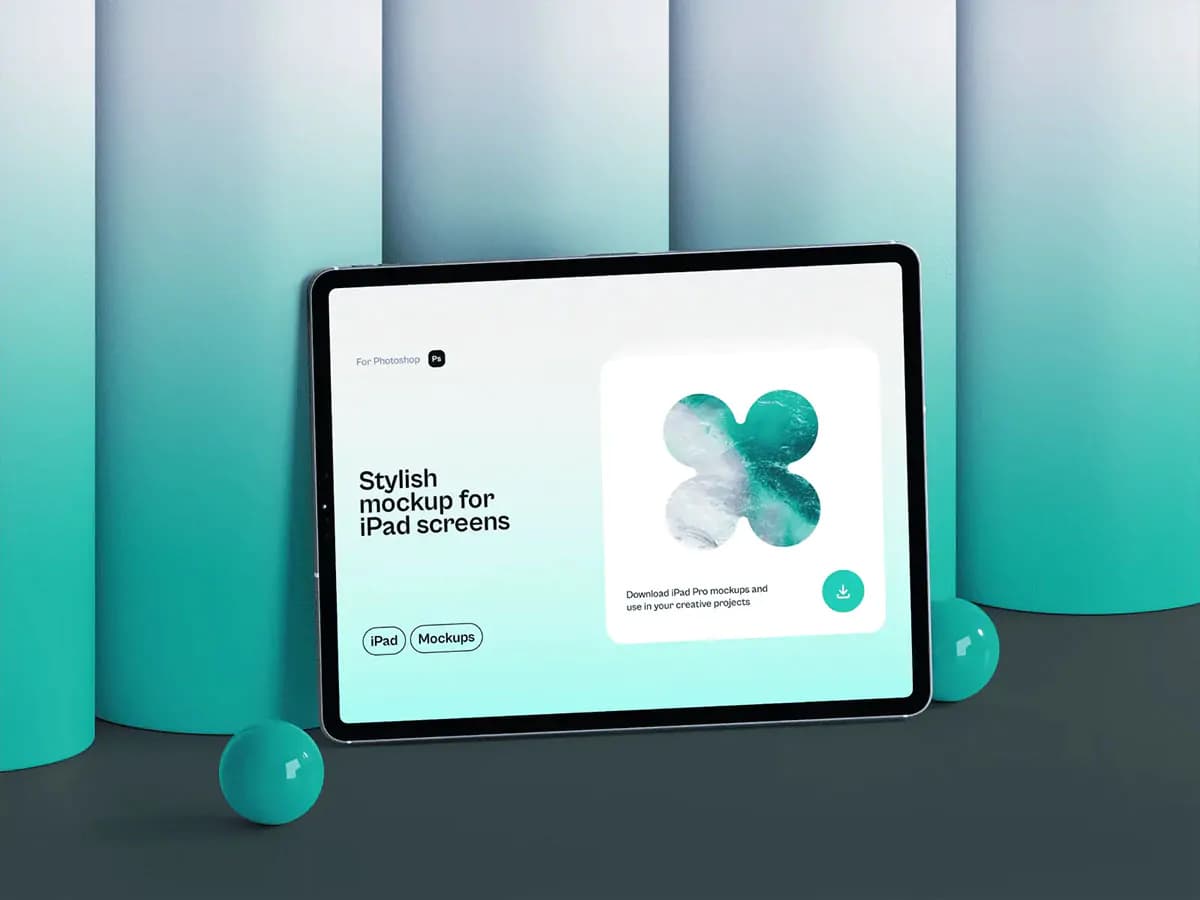 موکاپ iPad Pro – 9 فایل — تصویر ۸