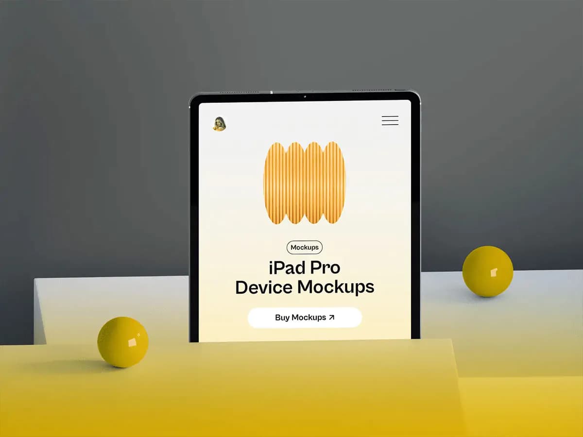 موکاپ iPad Pro – 9 فایل — تصویر ۵